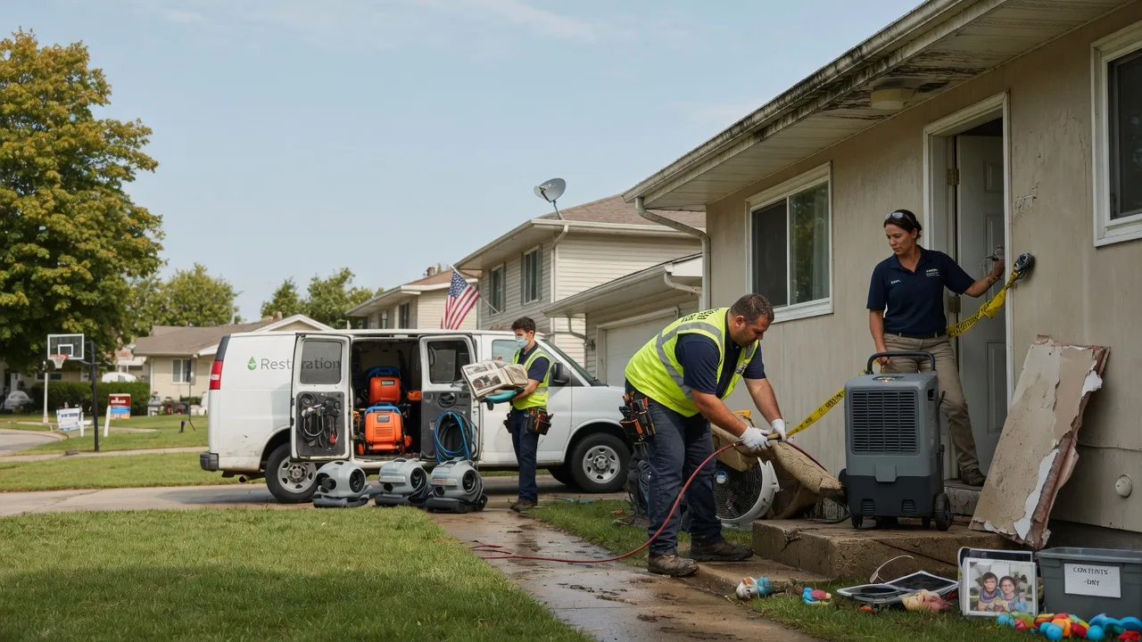 Water Damage Restoration in Wenona, IL near me
